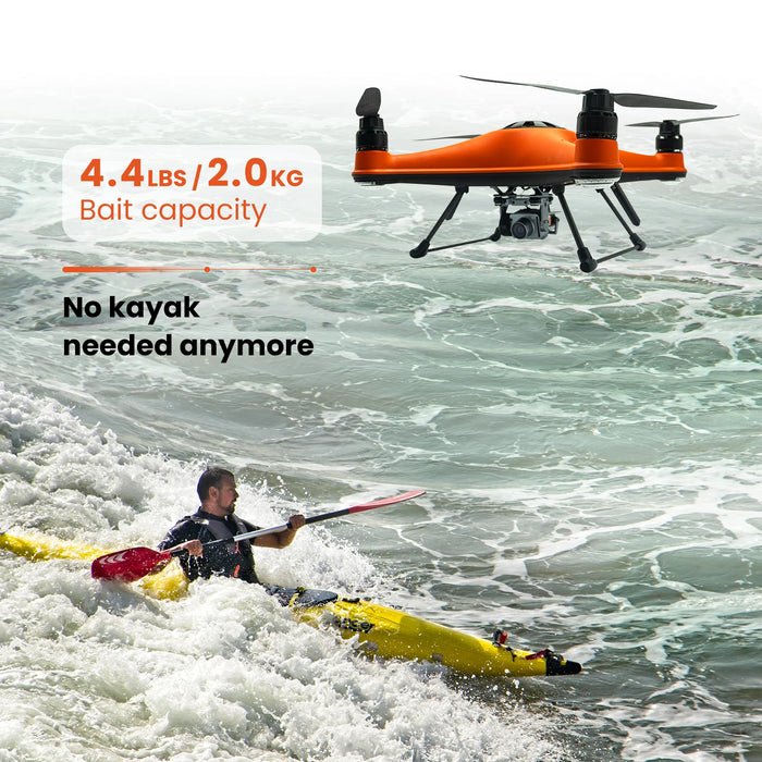 New SwellPro Fisherman FD3 Fishing Drone Advanced Combo with 4K Camera, Dual Bait Release, and RID Module
