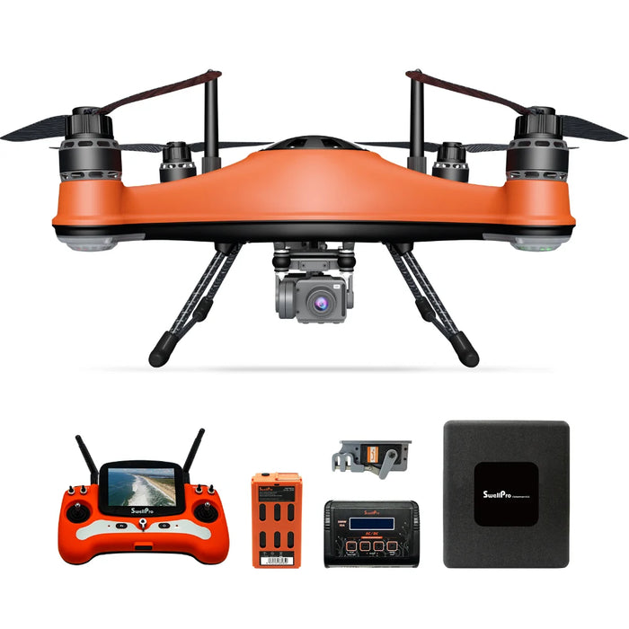 New SwellPro Fisherman FD3 Fishing Drone Advanced Combo with 4K Camera, Dual Bait Release, and RID Module