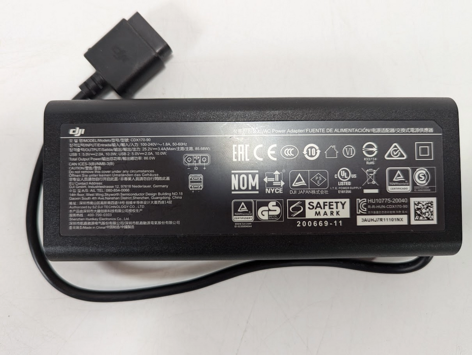 Genuine DJI FPV Charging Adapter