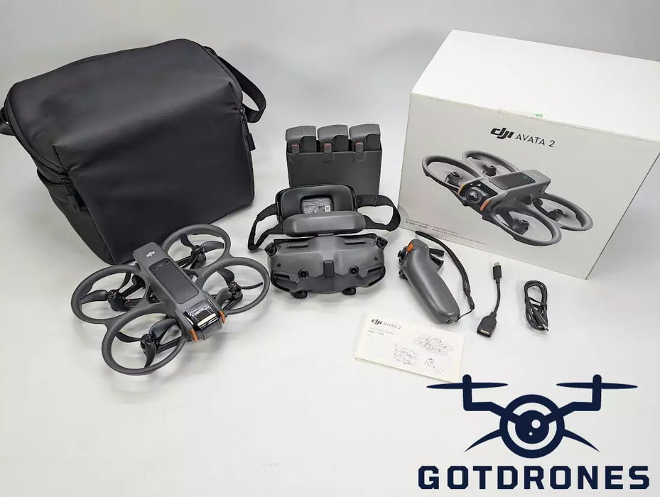 DJI Avata 2 Fly More Combo w Goggles3/MC3